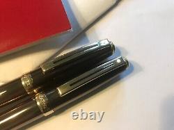 Stylo-plume et crayon Vintage Sheaffer Prelude (366), ensemble cuivre métallique/or, pointe M