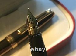 Stylo-plume et crayon Vintage Sheaffer Prelude (366), ensemble cuivre métallique/or, pointe M