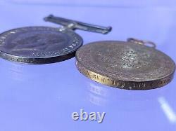 Une Série De Deux Médailles De La Première Guerre Mondiale Décernées À Gnr R L Maxey R, A