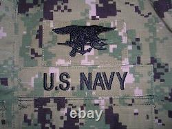 Us Navy Uniforme Nwu Type III Seal Team Insignia Medium Long Hat 7 1/2 Deux Sets
