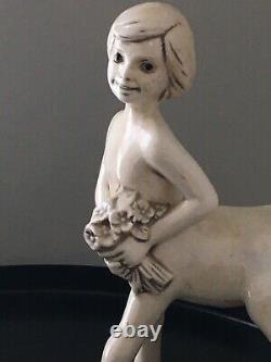 Vtg Anthony Freeman Mcfarlin Rutledge Figurines D'art De Centaur