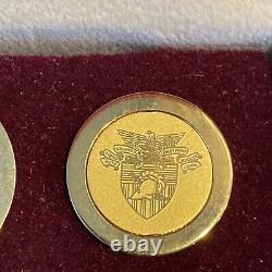 West Point Blazer Bouton Set Two Tone Brass Usma Crest From Wpaog Gift Shop