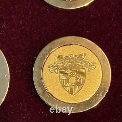 West Point Blazer Bouton Set Two Tone Brass Usma Crest From Wpaog Gift Shop